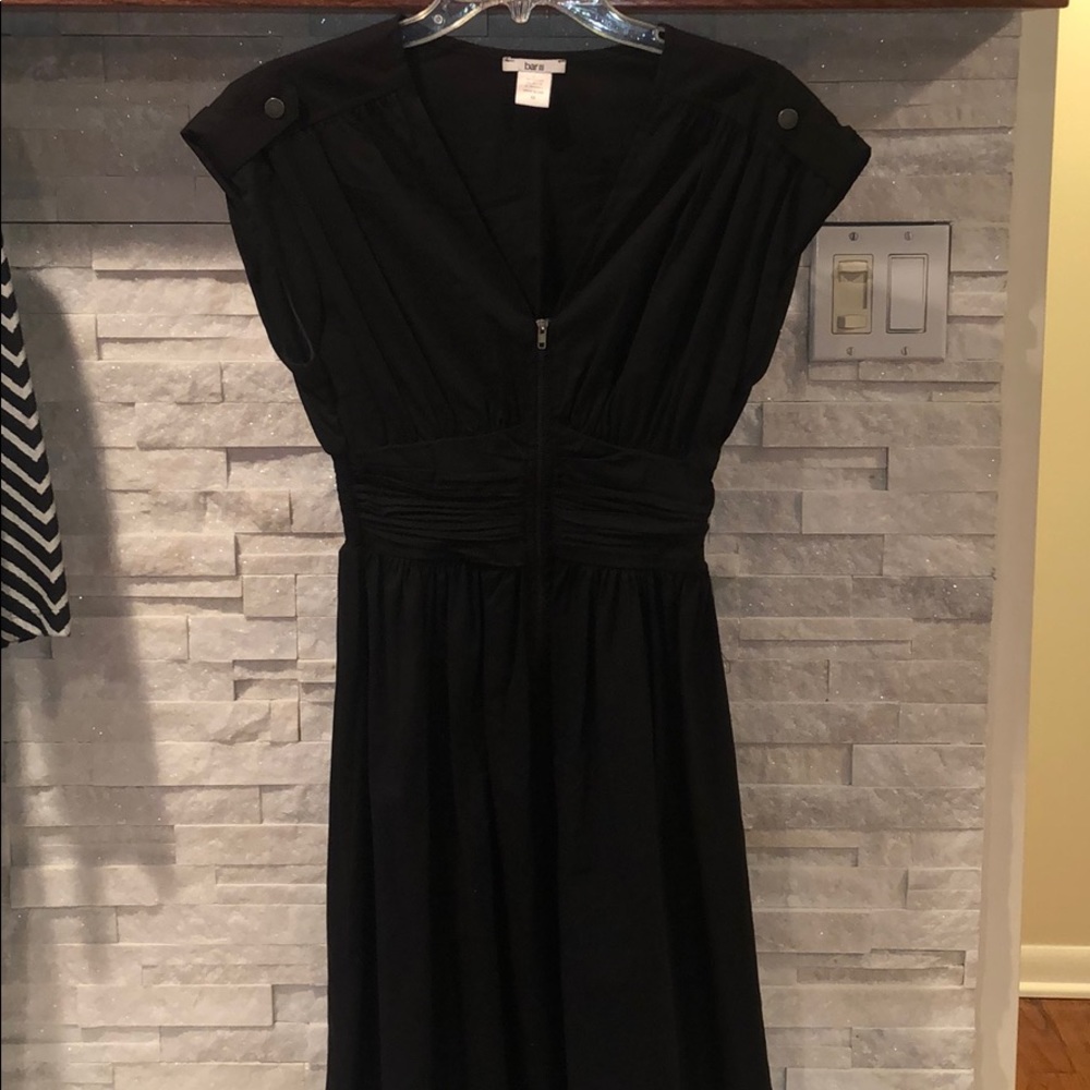 Black dress super cute. Dress up or down!